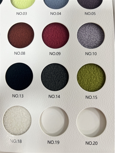 GZ-DZLP F070 Lightweight Multifunctional Polar Fleece Specification: 155cm Weight: 280g/㎡ Ingredients: 100% Polyester Antistatic Antibacterial Far infrared Warming Windproof and dustproof back view